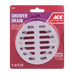 ACE Stainless Steel FIP Shower Drain (5.08 cm)