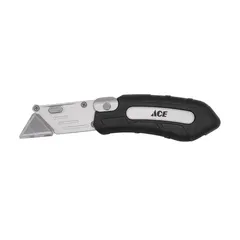 Ace Folding Zinc Alloy Utility Knife (1.9 x 23.5 x 9.7 cm)