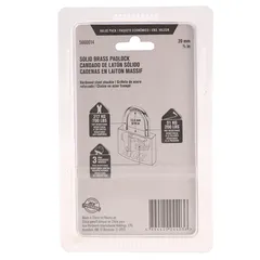 ACE Solid Brass Padlock Pack (20 mm, 2 Pc.)