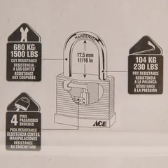 ACE Laminated Steel Padlock (30 mm)