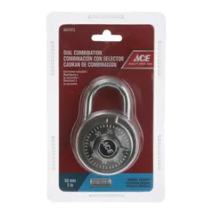 ACE Combination Padlock (50 mm, Black)