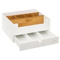 5Five Natureo Wooden Organizer W/Drawer (26 x 13 x 24 cm)