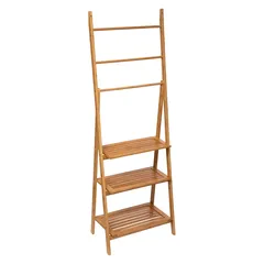 5Five Bamboo Towel Rack Shelf (53.2 x 32.4 x 152 cm)