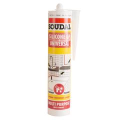 Soudal Universal General Purpose Silicone Sealant (280 ml, Clear)