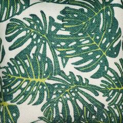 وسادة كرسي بتصميم سعف النخيل منسوجة يدوياً بخيوط بولي إيثيلين تيرفثالات (45 × 45 سم)