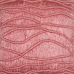 Hand-Knotted Macrame Chair Cushion (45 x 45 cm, Pink)