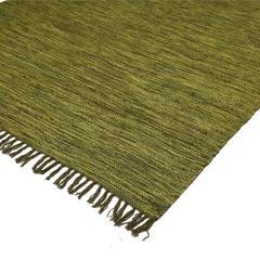 Handwoven PET Yarn Indoor & Outdoor Rug (170 x 240 cm, Green)