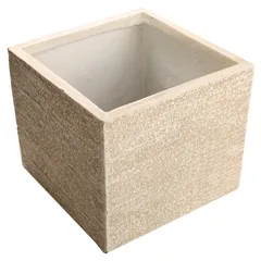 Mega Collections Fiber Clay Square Utah Cubi Plant Pot (44 x 44 x 38 cm)