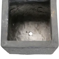 Mega Collections Fiber Clay Square Utah Cubi Plant Pot (20 x 20 x 22 cm)