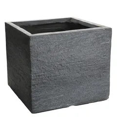Mega Collections Fiber Clay Square Utah Cubi Plant Pot (44 x 44 x 38 cm)