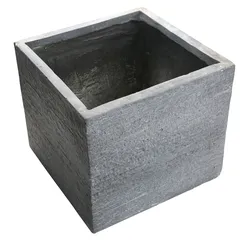 Mega Collections Fiber Clay Square Utah Cubi Plant Pot (44 x 44 x 38 cm)
