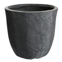 Mega Collections Fiber Clay Iowa Egg Plant Pot (39 x 39 x 38 cm)