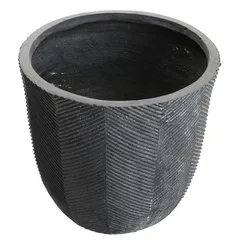 Mega Collections Fiber Clay Iowa Egg Plant Pot (39 x 39 x 38 cm)