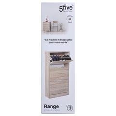 5Five Wooden 3-Tier Shoe Cabinet (60 x 23.3 x 119 cm)