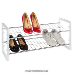 Metal Stackable Shoe Rack (67.5 x 25 x 31 cm, 6 Pc.)