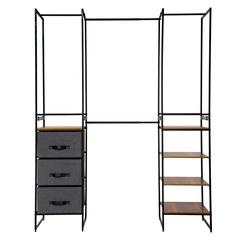 5Five Metal Modular Wardrobe Cabinet (180 x 46.5 x 198 cm, 6 Pc.)