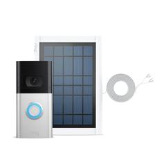 Ring 2-in-1 V4 Video Doorbell, B08N + Solar Panel, B08R Bundle