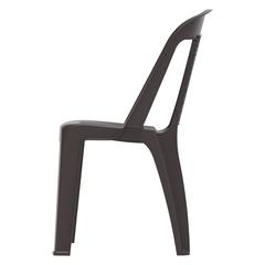 Cosmoplast Regal Single-Seater Plastic Chair (54 x 46 x 85 cm, Brown)
