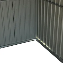 GoodHome Metal Apex Shed W/Double Sliding Door (3.24 x 2.79 x 2.11 m)