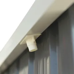 GoodHome Metal Apex Shed W/Double Sliding Door (3.24 x 2.79 x 2.11 m)