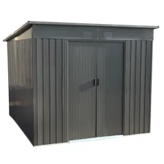 مقصورة تخزين معدنية مع باب انزلاقي مزدوج مونوبينت جودهوم (3.24 × 2.79 × 1.99 متر)