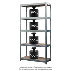 Metal 5-Tier Heavy Duty Shelf (180 x 75 x 35 cm)