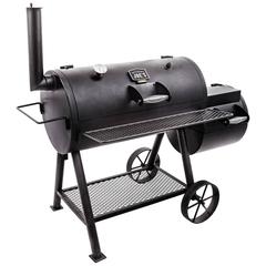 Oklahoma Joe Highland Offset Charcoal Smoker Grill, 15202031 (85.09 x 134.62 x 144.78 cm)