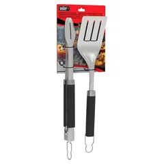 Weber Precision Grill Tongs & Spatula Set (2 Pc.)