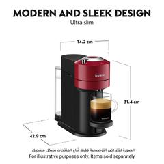 Nespresso Vertuo Next Coffee Machine, GCV1-GB-RE-NE (1.1 L)