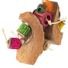 Coollapet Back-To-Back Play Bird Toy (14 x 2 x 10 cm)