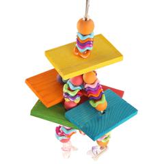 Coollapet Wiggles & Wafers Bird Toy (14 x 2 x 10 cm)
