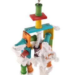 Coollapet Dancing Spools Bird Toy (14 x 2 x 10 cm)
