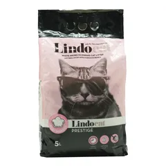 Lindocat Prestige Clumping Bentonite Cat Litter (5 L, Baby Powder)
