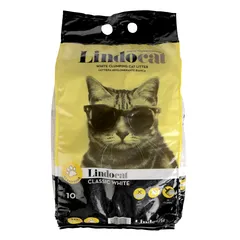 Lindocat Classic White Fragrance-Free Clumping Bentonite Cat Litter (10 L)