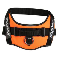 Julius K9 IDC High-Visibility Powerharness Dog Harness (Size 3, UV Orange)