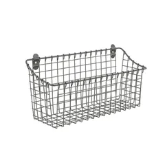 Spectrum Vintage Livingo XL Steel Storage Basket (13.97 x 38.86 x 19.05 cm)