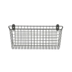 Spectrum Vintage Livingo XL Steel Storage Basket (13.97 x 38.86 x 19.05 cm)