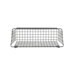 Spectrum Vintage Livingo XL Steel Storage Basket (13.97 x 38.86 x 19.05 cm)