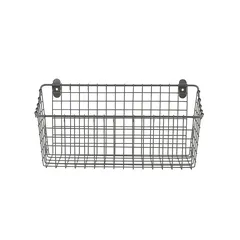 Spectrum Vintage Livingo XL Steel Storage Basket (13.97 x 38.86 x 19.05 cm)