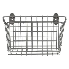 Spectrum Vintage Livingo Large Steel Storage Basket (13.97 x 26.16 x 19.05 cm)