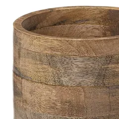 Mango Wood Plant Pot (19 x 18 cm)