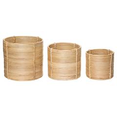 Atmosphera Rattan Pot Set (3 Pc., 21/25.3/28.7 cm)