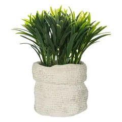 Artificial Plant W/Pot (Assorted colors/designs, 12 x 16 cm)
