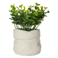 Artificial Plant W/Pot (Assorted colors/designs, 12 x 16 cm)