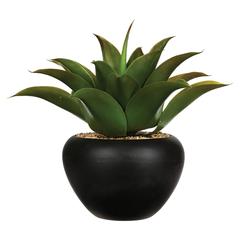 Atmosphera Artificial Aloe Vera Plant W/Pot (31 cm)