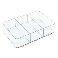 iDesign Clarity Interlocking Drawer Organizer (7.62 x 20.32 x 30.48 cm)
