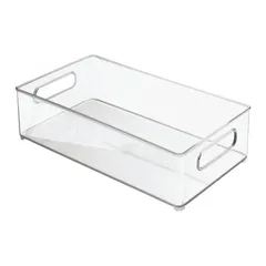 iDesign Linus Deep Bathroom Storage Bin (37.08 x 20.32 x 10.16 cm)