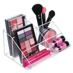 iDesign Clarity Makeup Palette Organizer (20.96 x 16.13 x 11.30 cm)