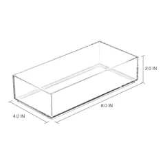 منظم تخزين آي ديزاين كلاريتي (10.16 × 20.32 × 5.08 سم)