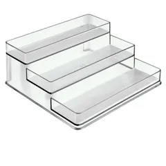 iDesign Linus 3-Tier Spice Organizer (10.16 x 25.40 x 23.34 cm)